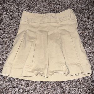 🤩4/$15🥳 pleated front khaki skirt